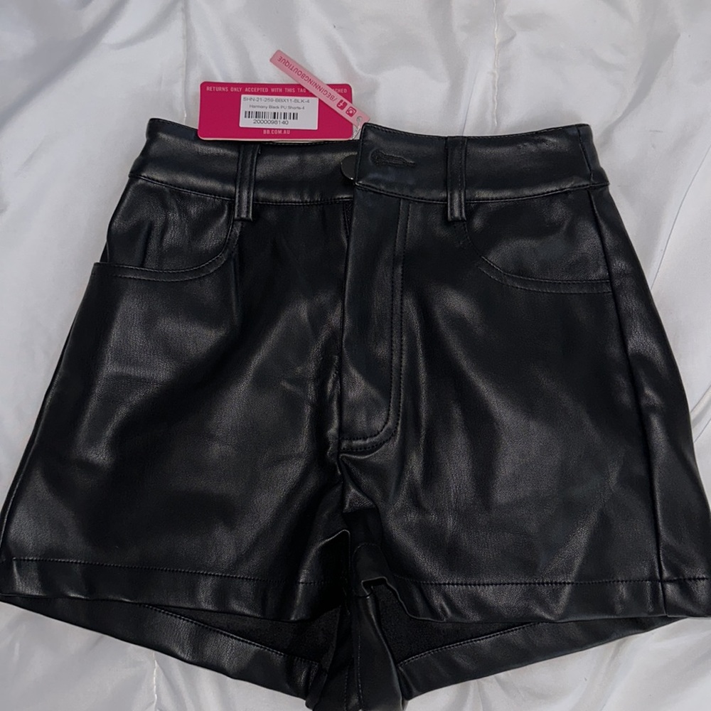 Beginning Boutique Leather shorts